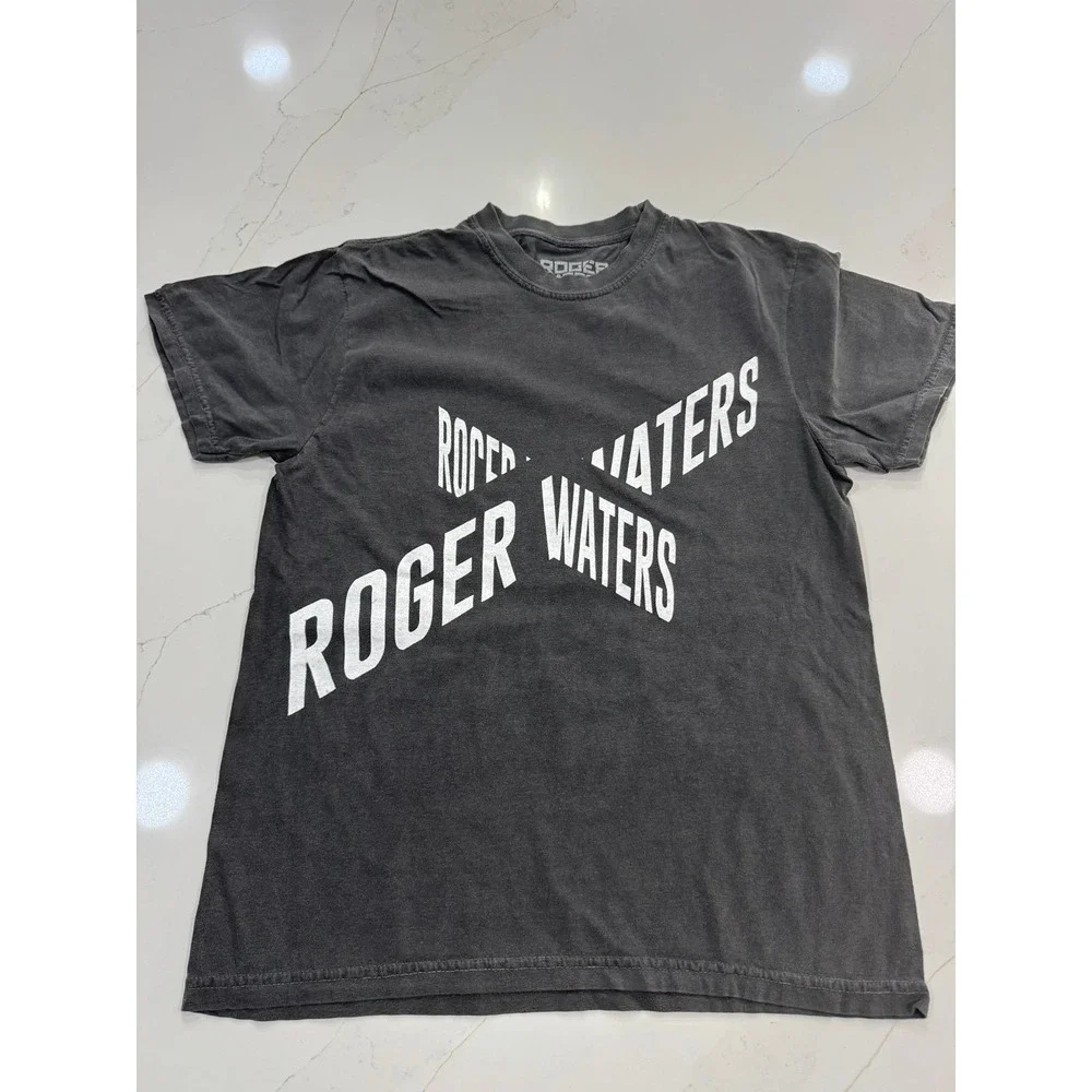 Roger Waters This Is Not A Drill Tour T Shirt 2022 Mens Size S Gray Concert Tee